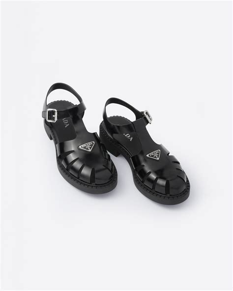 prada fisherman|prada black leather fisherman sandals.